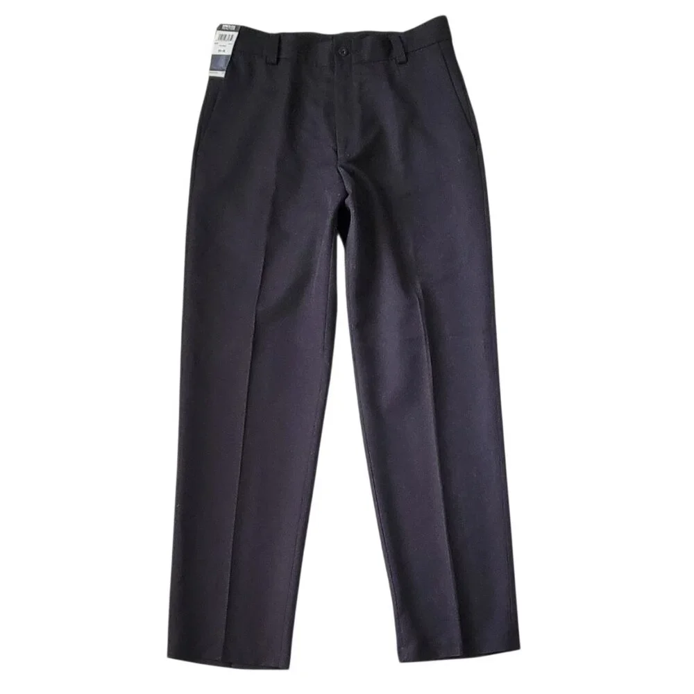 VTG Kenneth Cole Reaction Micro Manage Men's Dress Slacks Black NWT NEW